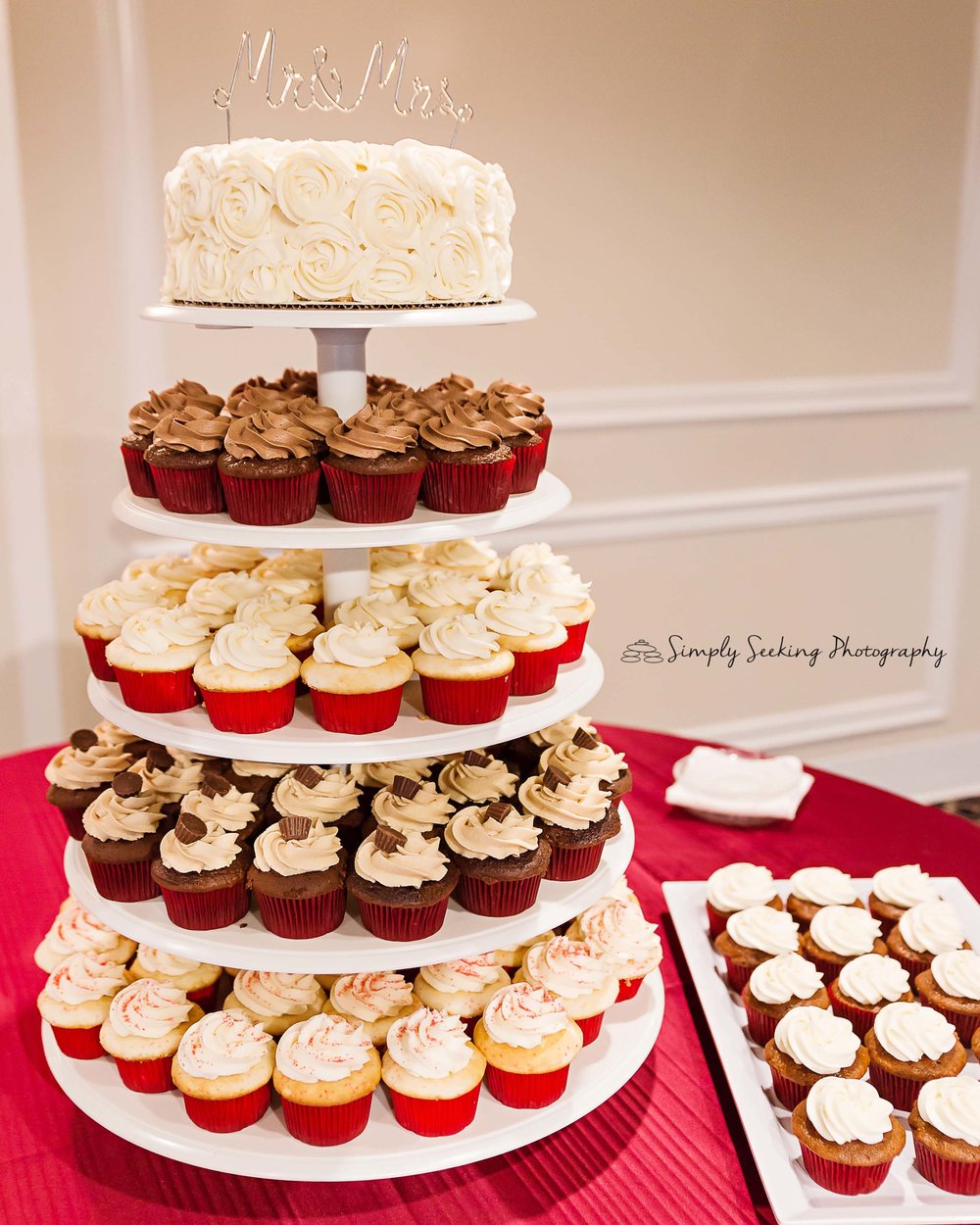 SSP spring wedding|reception| details| red and charcoal wedding