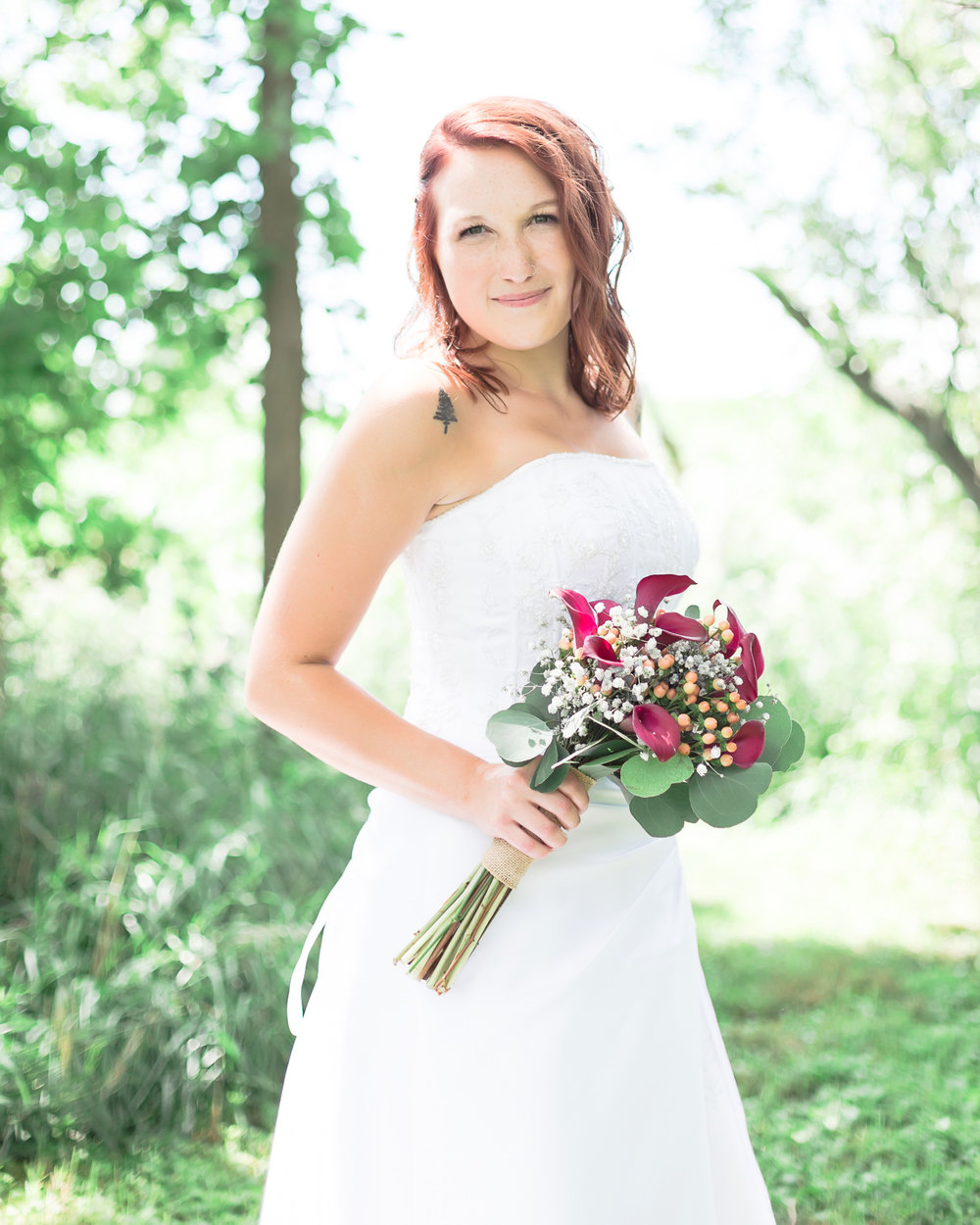 SSP summer wedding| bridal portrait| backyard wedding
