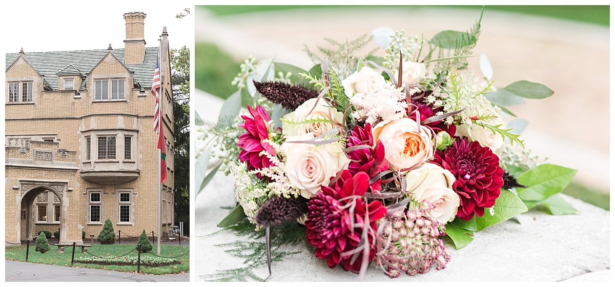 Bridal boquet details|Laurel Hall Wedding Styled shoot