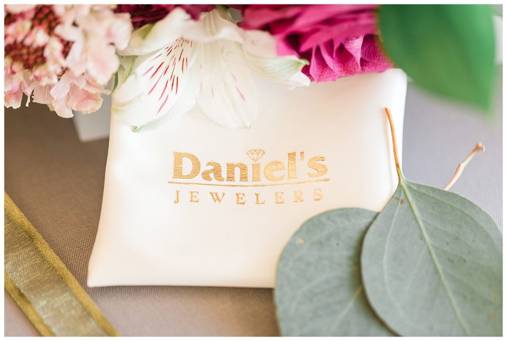 jewelry bag- wedding bouquet