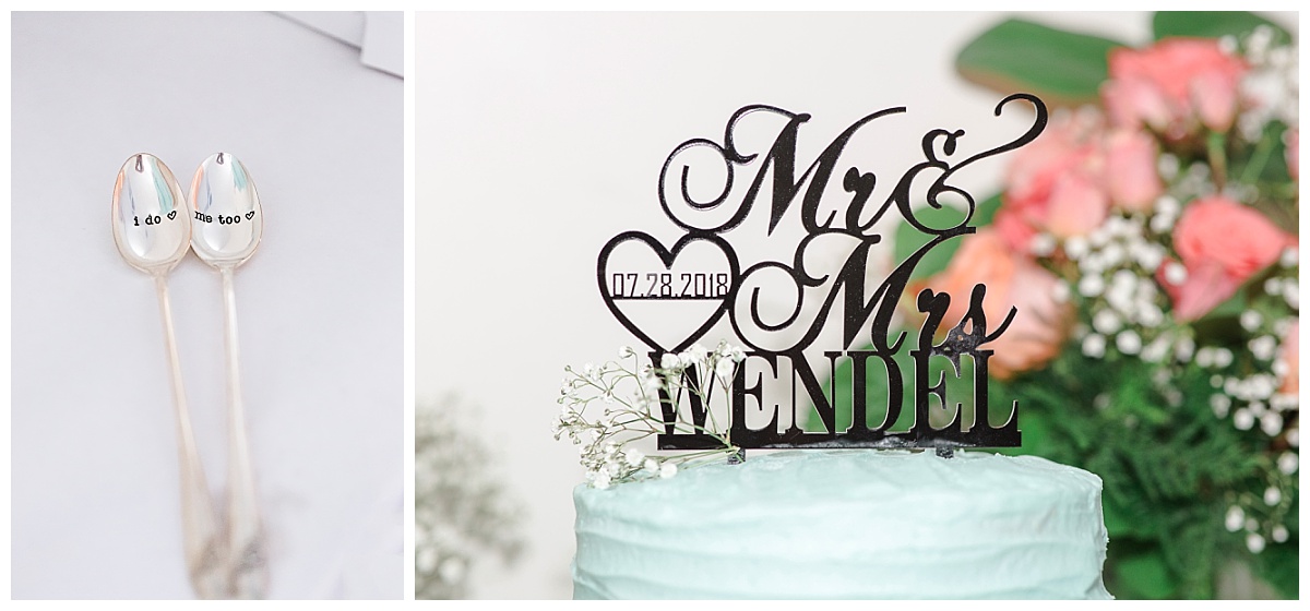spoons| personalized cake topper