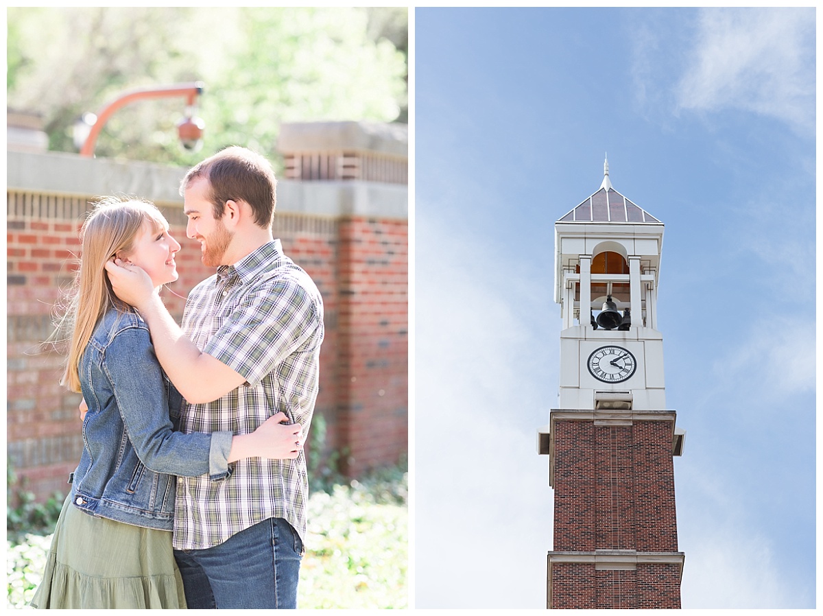 Purdue University Engagement Session- Bell Tower