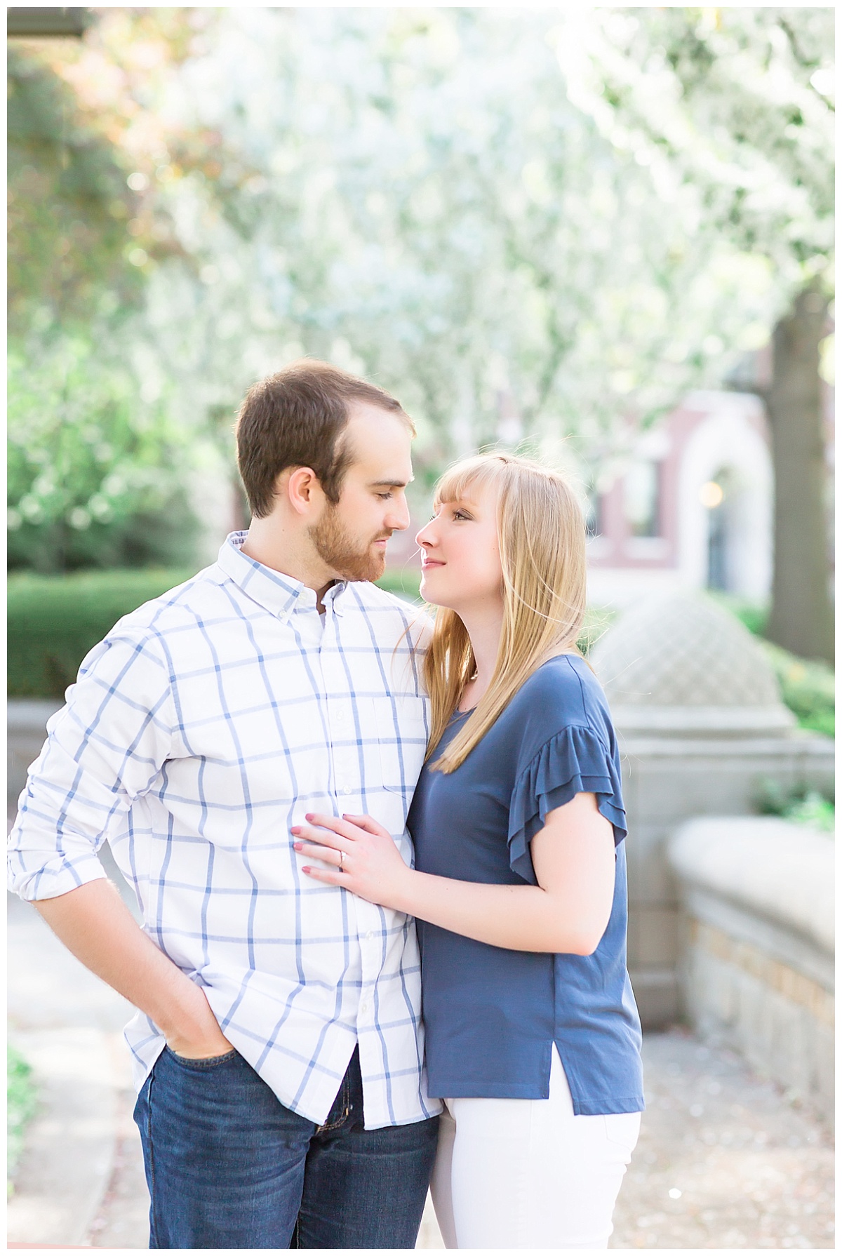 Purdue University spring engagement session photos by Simply Seeking Photography