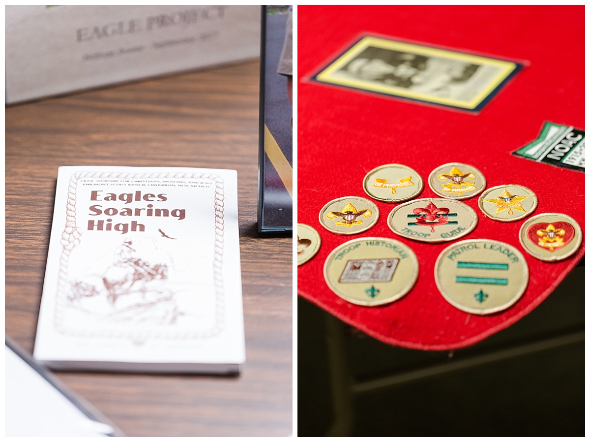 Eagle Scout Ceremony details photo by Simply Seeking Photography