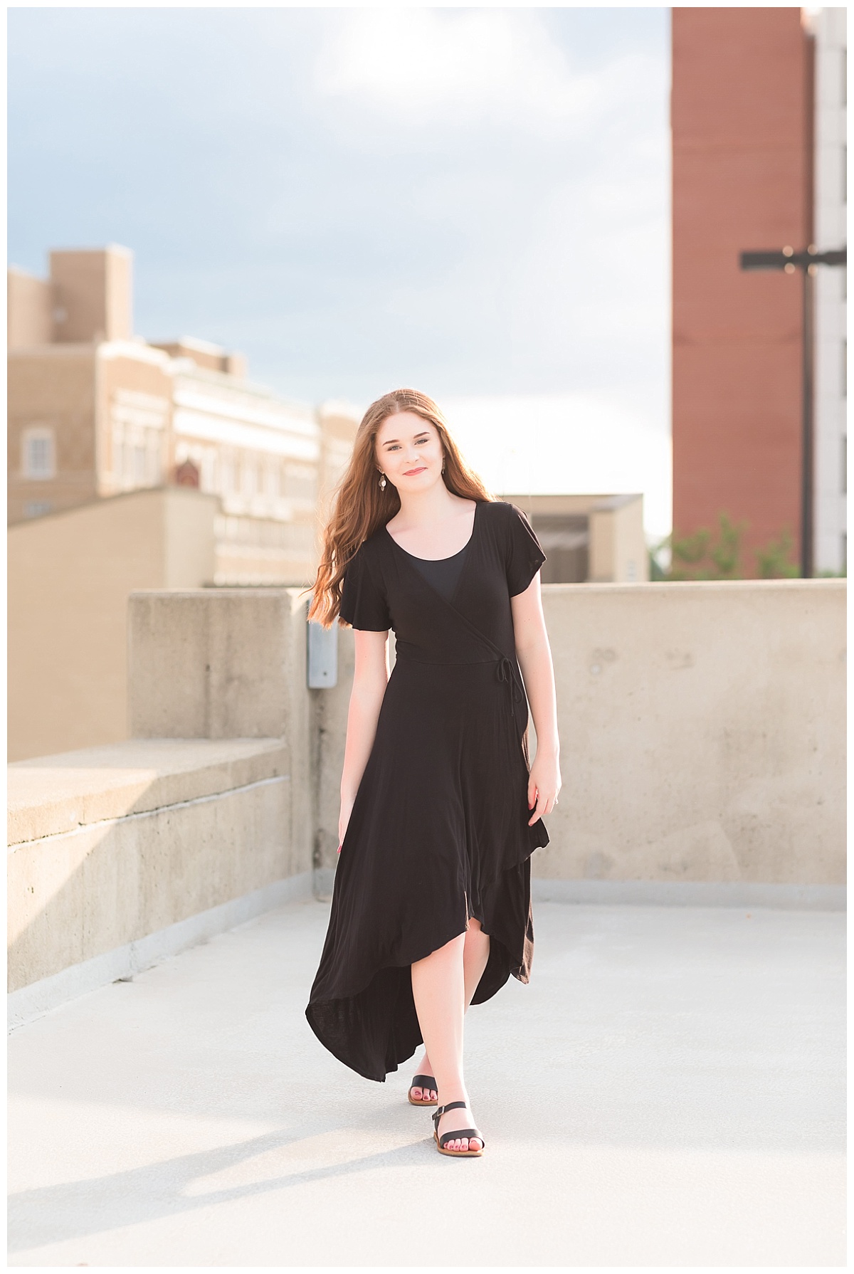Downtown Fort Wayne Senior session photos by Simply Seeking Photography