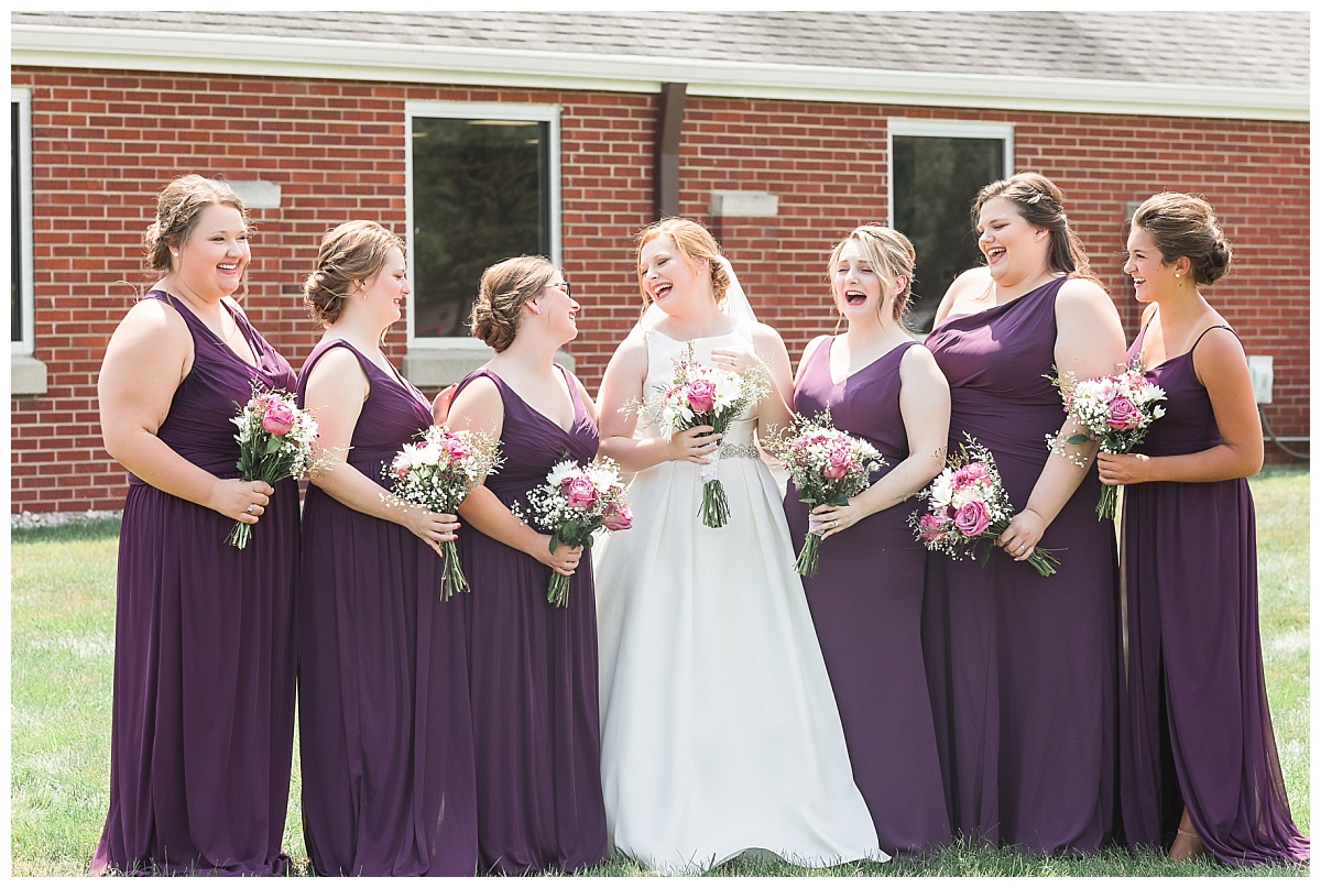 Bride and bridesmaids photo by Simply Seeking Photography