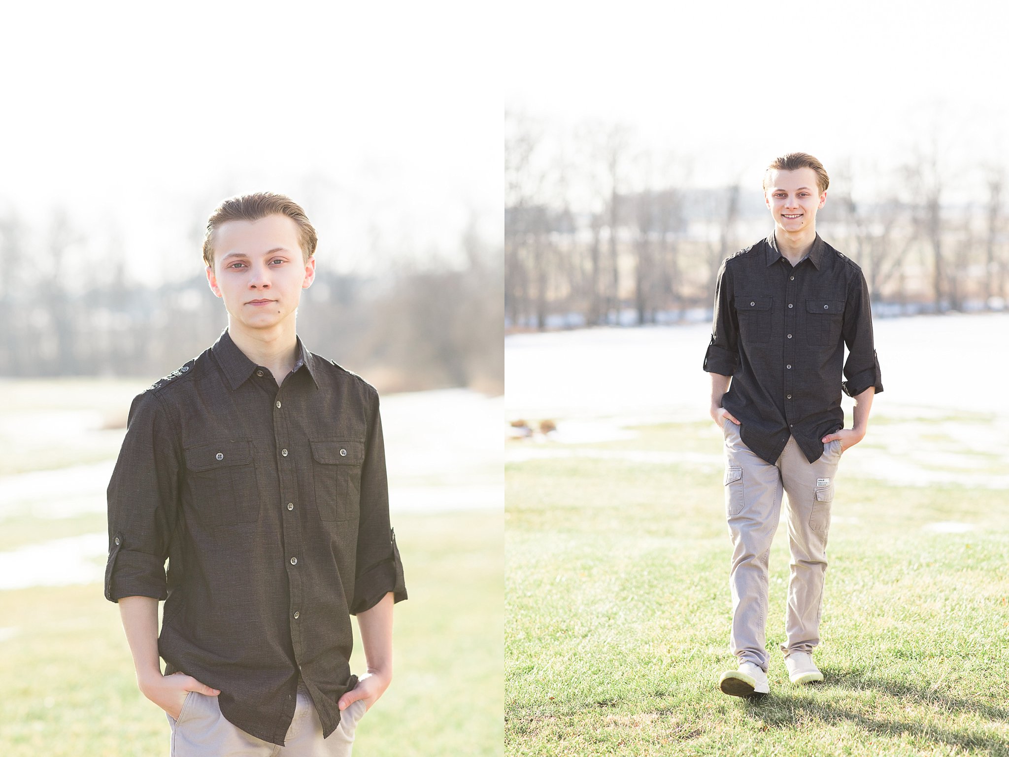 Winter Senior Session photos by Simply Seeking Photography